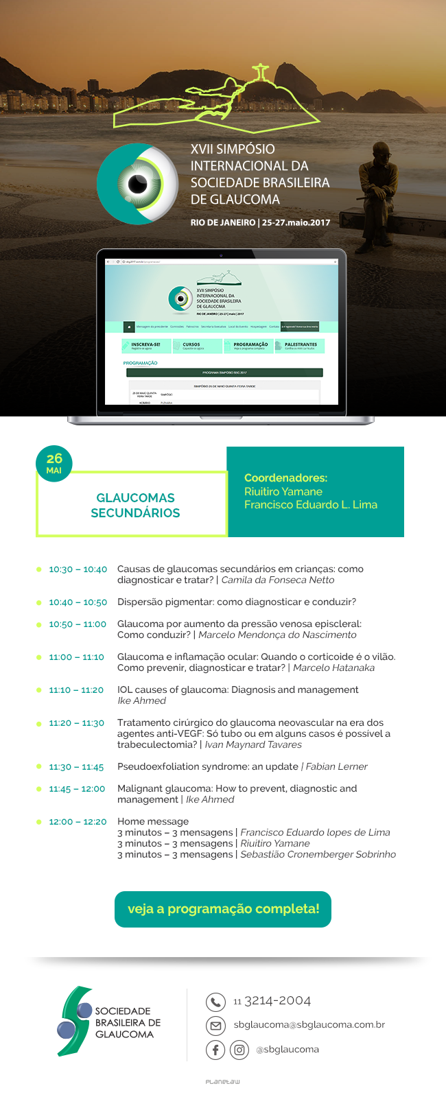 Simpósio SBG 2017 – Glaucomas Secundários